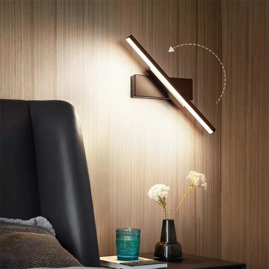 "Modern Rotatable LED Wall Mirror Light
"