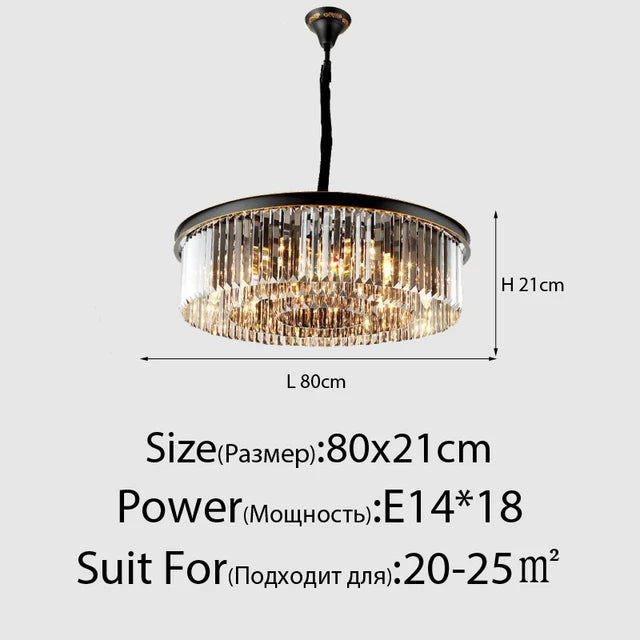 Modern Designer Luxury Crystal Chandelier