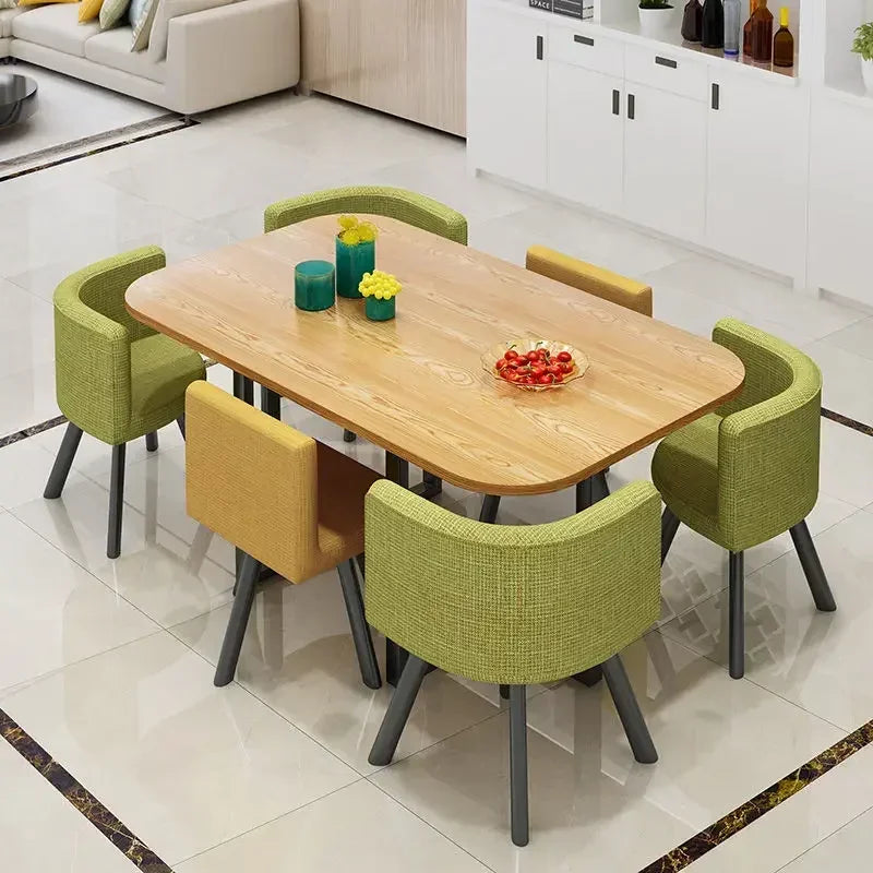 Simple Round Table and Chair Set