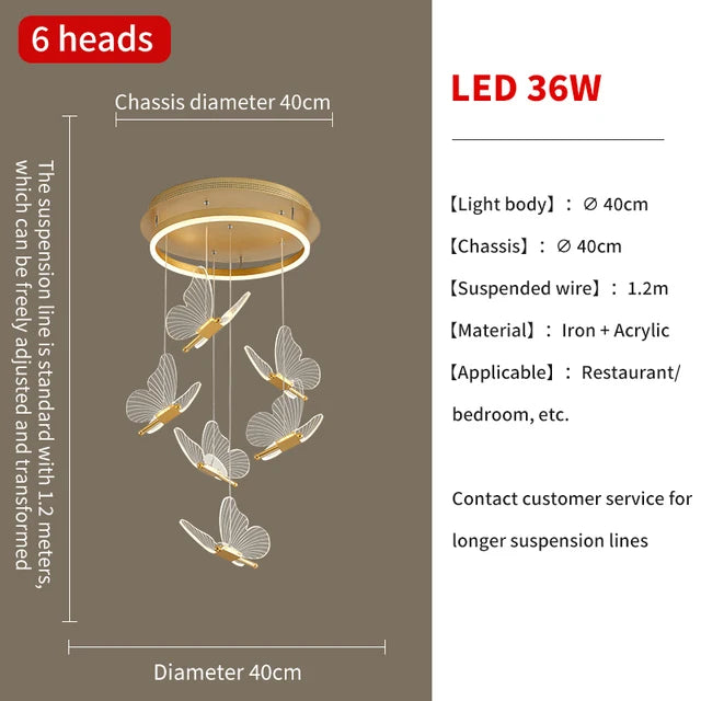 Butterfly Luxury Chandelier