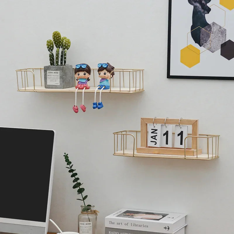 Floating Shelves on Wall Without Drill