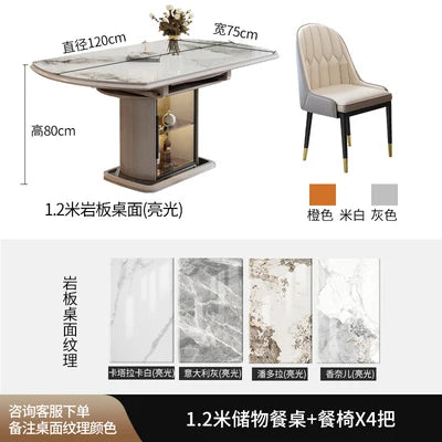 Minimalist Modern Dining Table Set