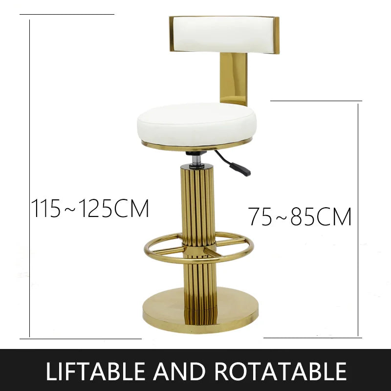 Adjustable Swivel Barstool