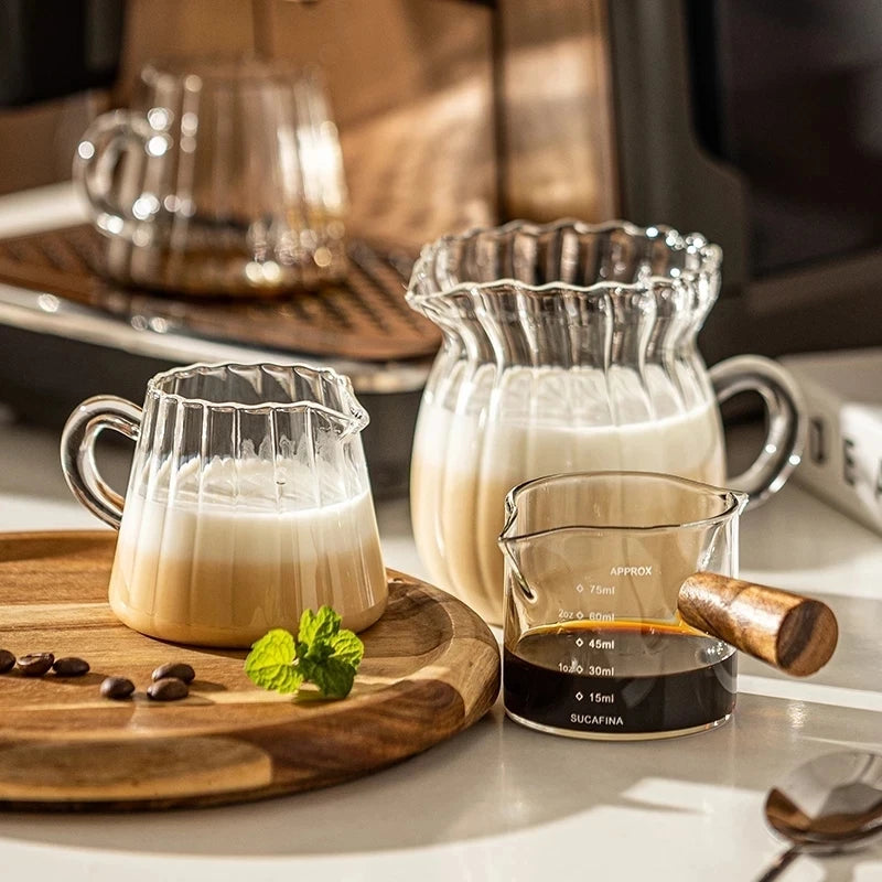 Transparent Borosilicate Glass Pitcher