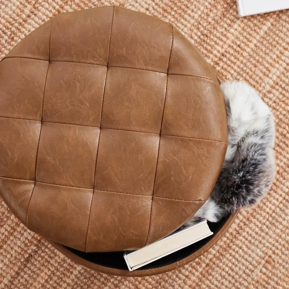 Versatile Round Ottoman