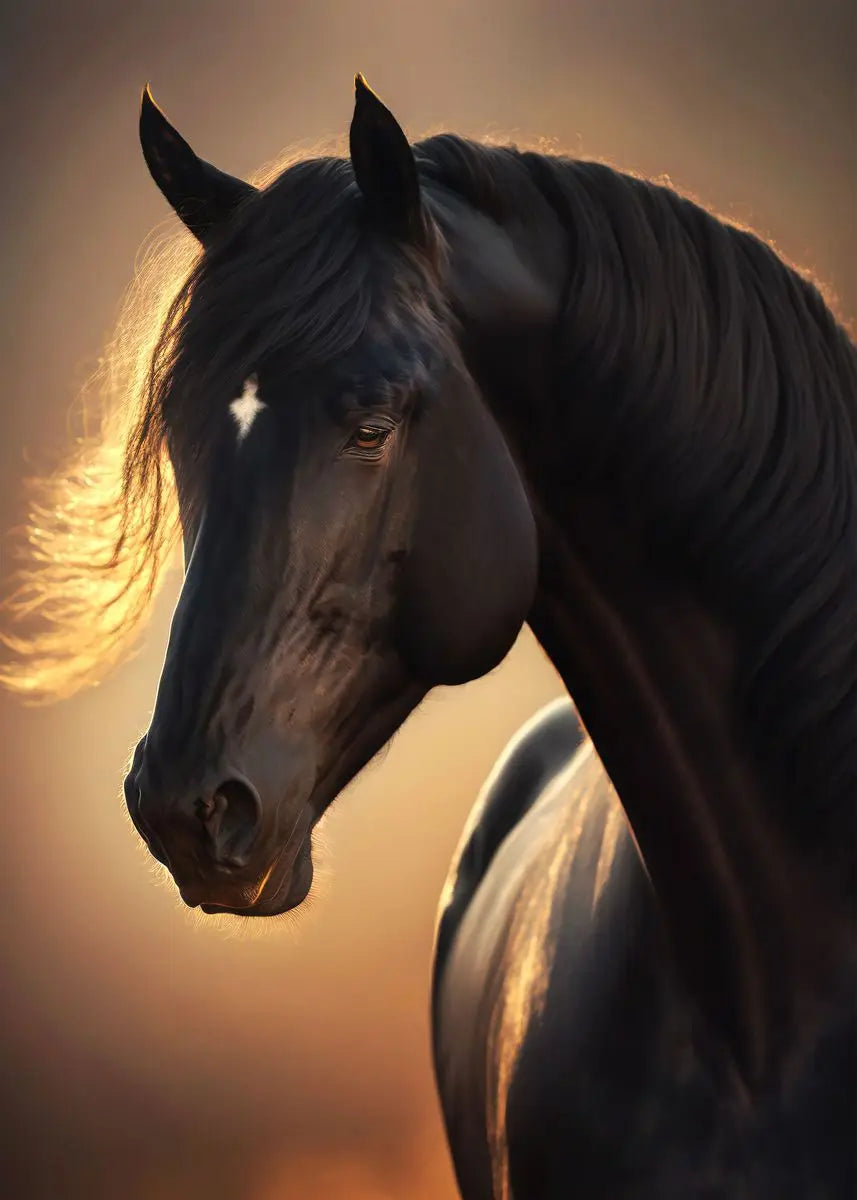 Colourful Horses Canvas Oil Painting