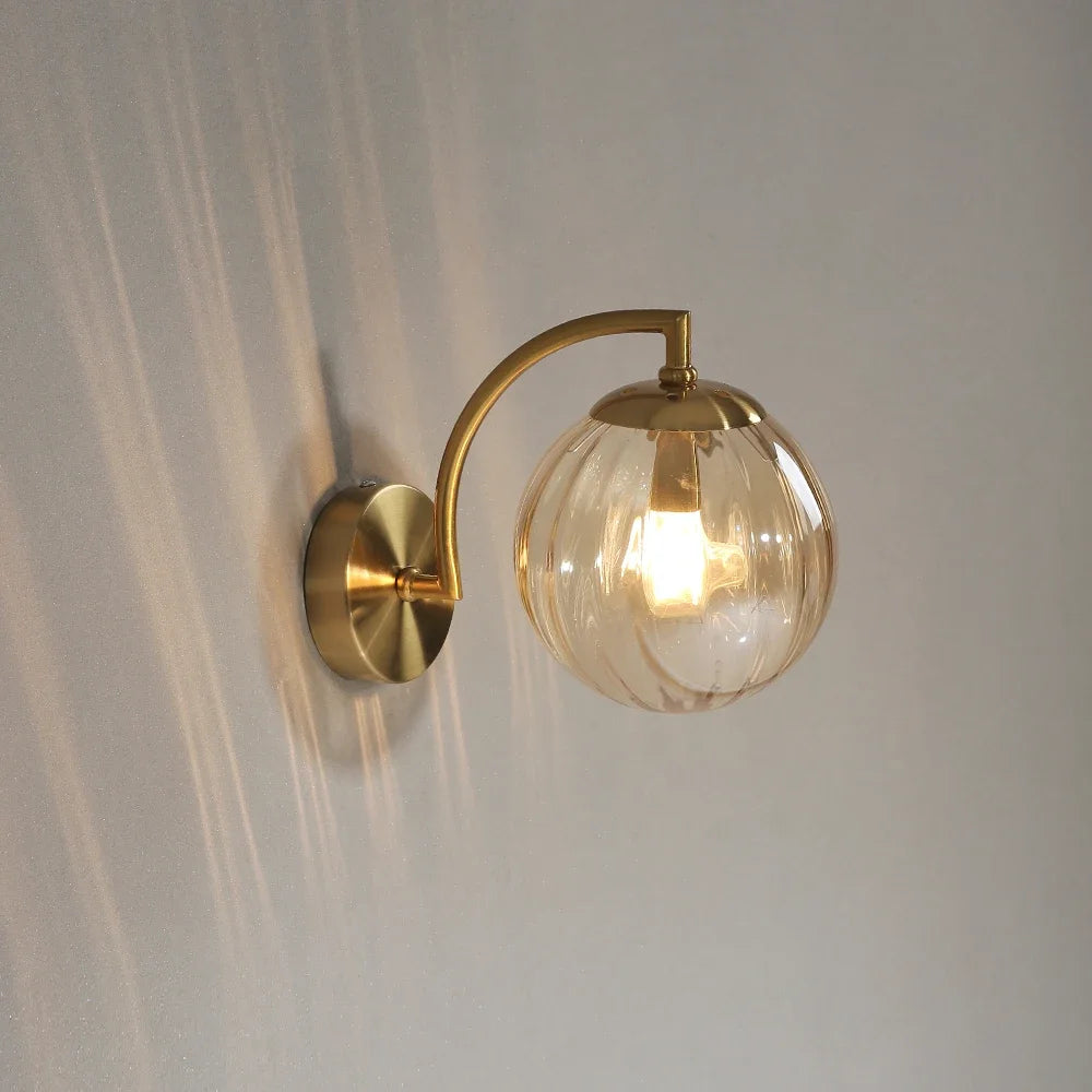 Modern Nordic LED Glass Wall Lamp