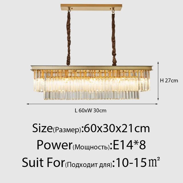 Modern Designer Luxury Crystal Chandelier