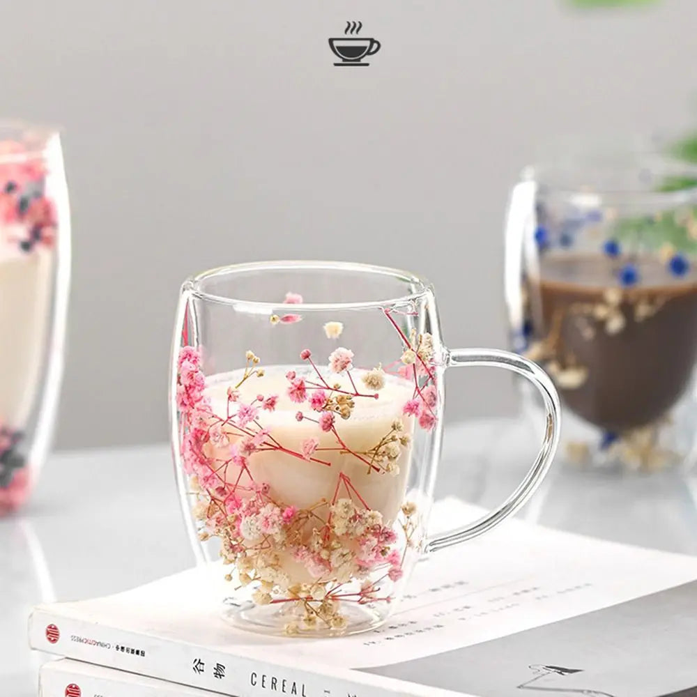 Flower Glass Espresso Cup
