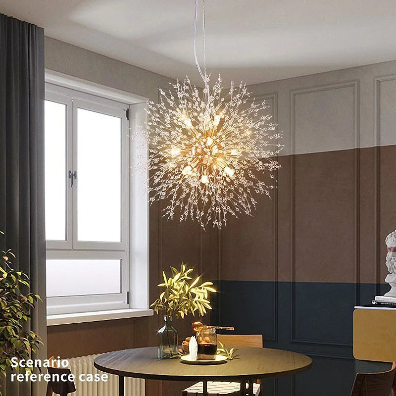 Crystal Dandelion Chandelier