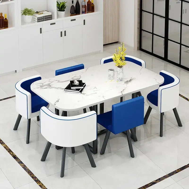 Simple Round Table and Chair Set