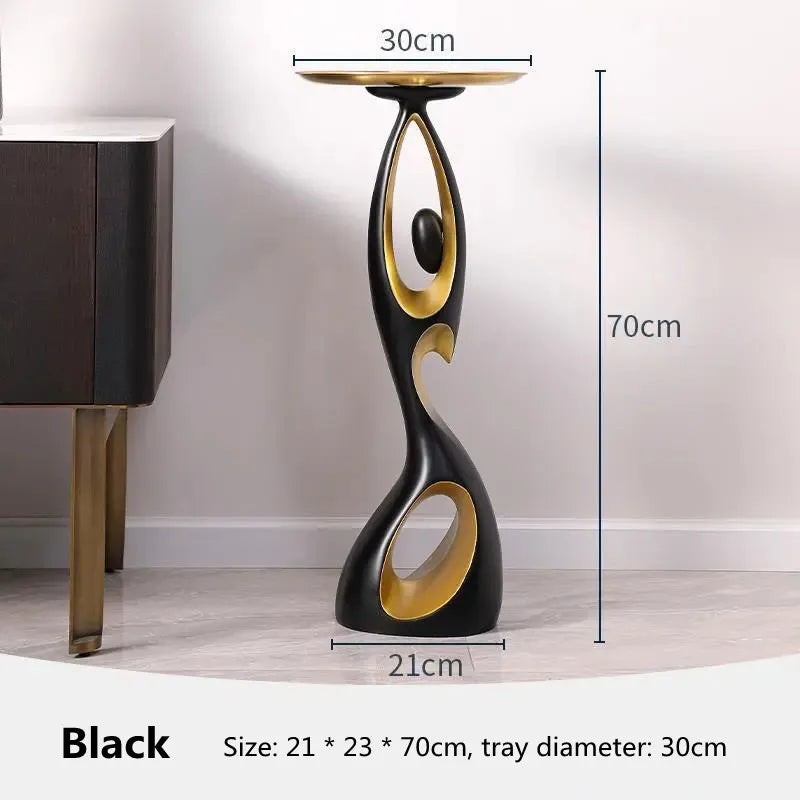 Elegant Abstract Corner Table for Luxe Decor