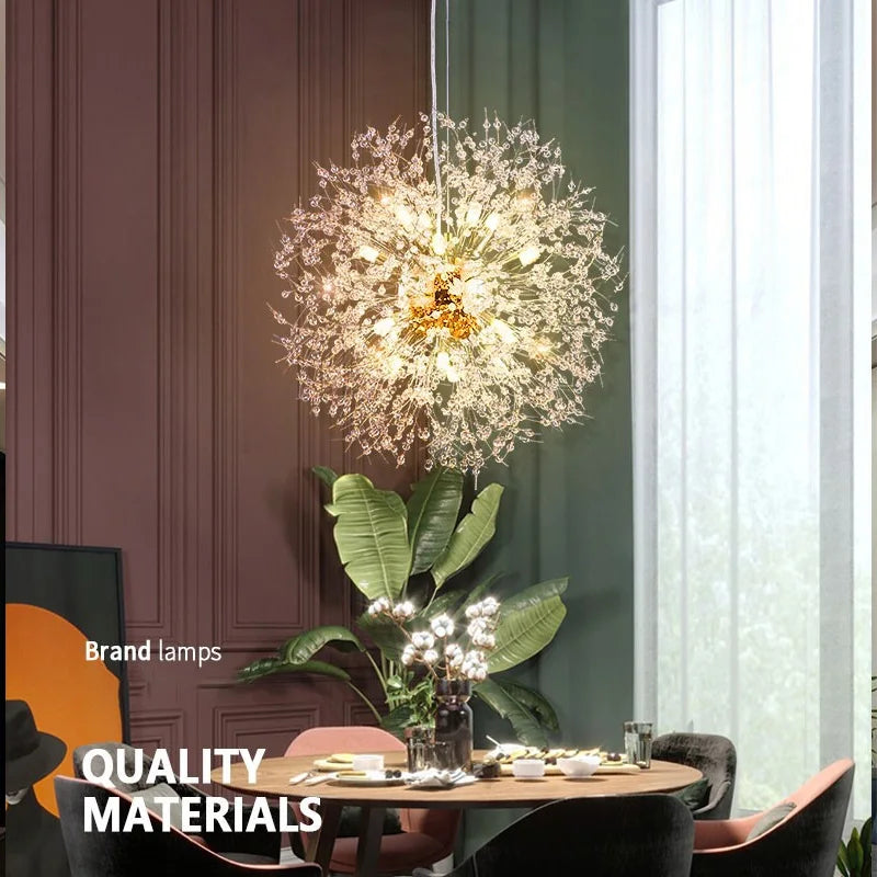 Crystal Dandelion Chandelier