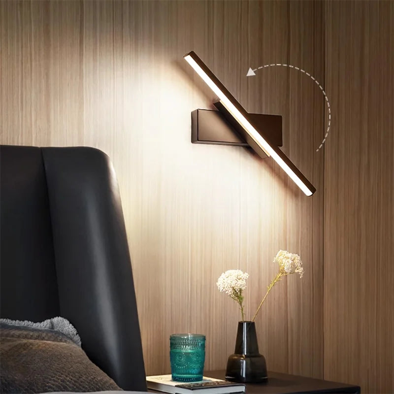 "Modern Rotatable LED Wall Mirror Light

"