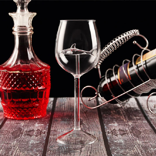 Crystal Glass Wine Red Bottle + Cups