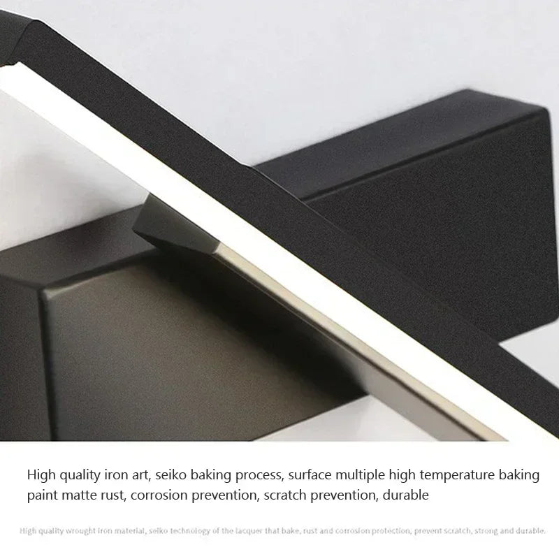 "Modern Rotatable LED Wall Mirror Light

"