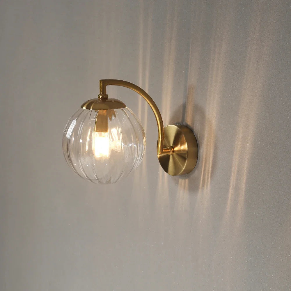 Modern Nordic LED Glass Wall Lamp