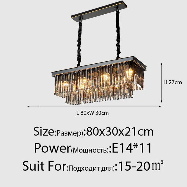 Modern Designer Luxury Crystal Chandelier