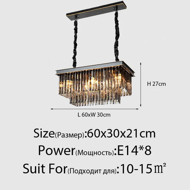 Modern Designer Luxury Crystal Chandelier