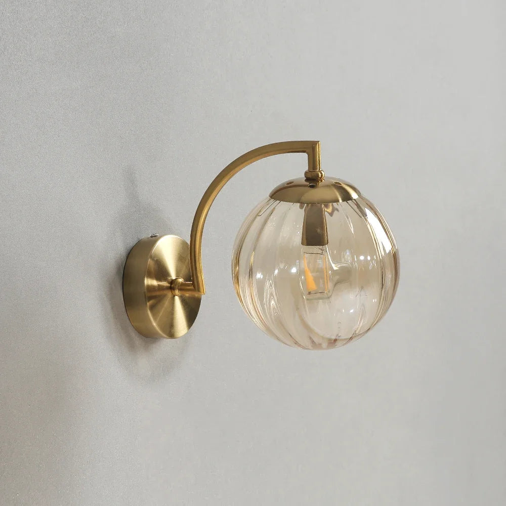 Modern Nordic LED Glass Wall Lamp