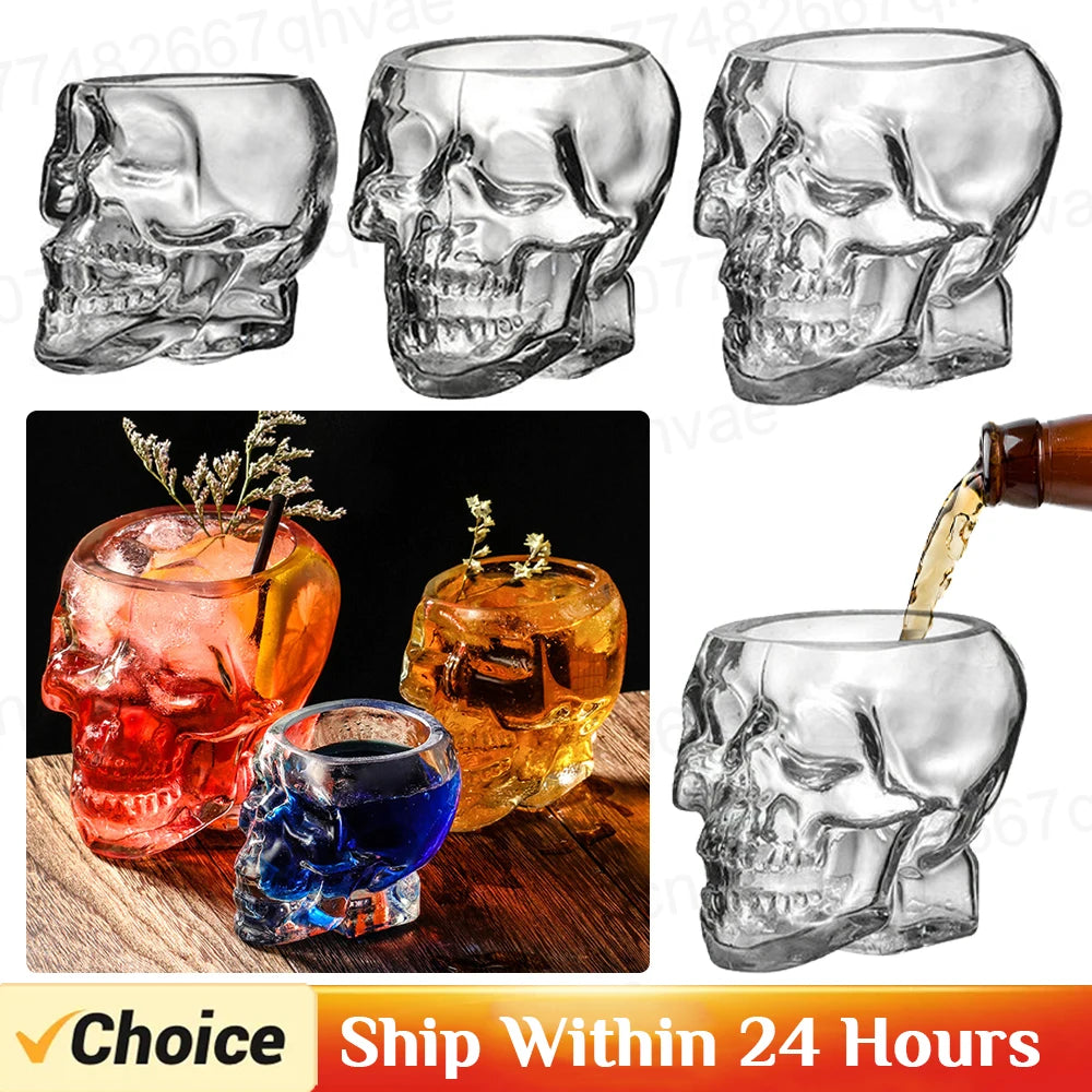 Skull Shot Glass Fun & Spooky Drinkware