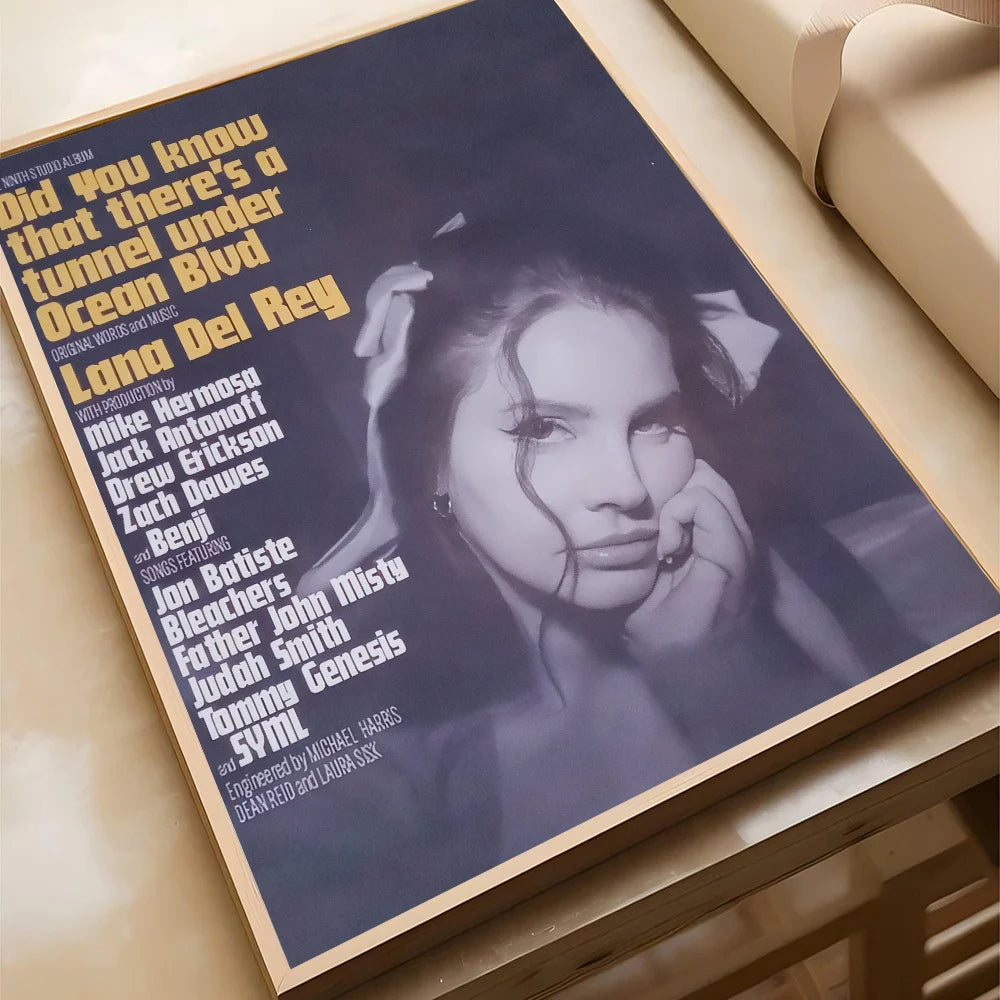 Singer Lana Del Rey Poster