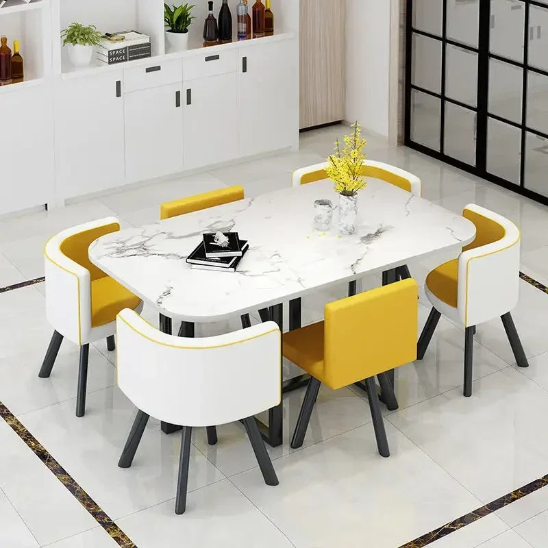 Simple Round Table and Chair Set