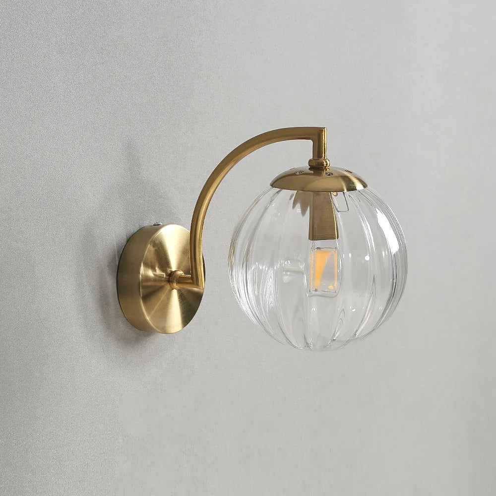 Modern Nordic LED Glass Wall Lamp