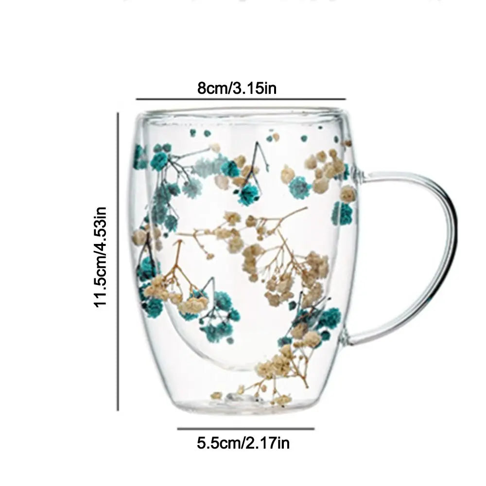 Flower Glass Espresso Cup