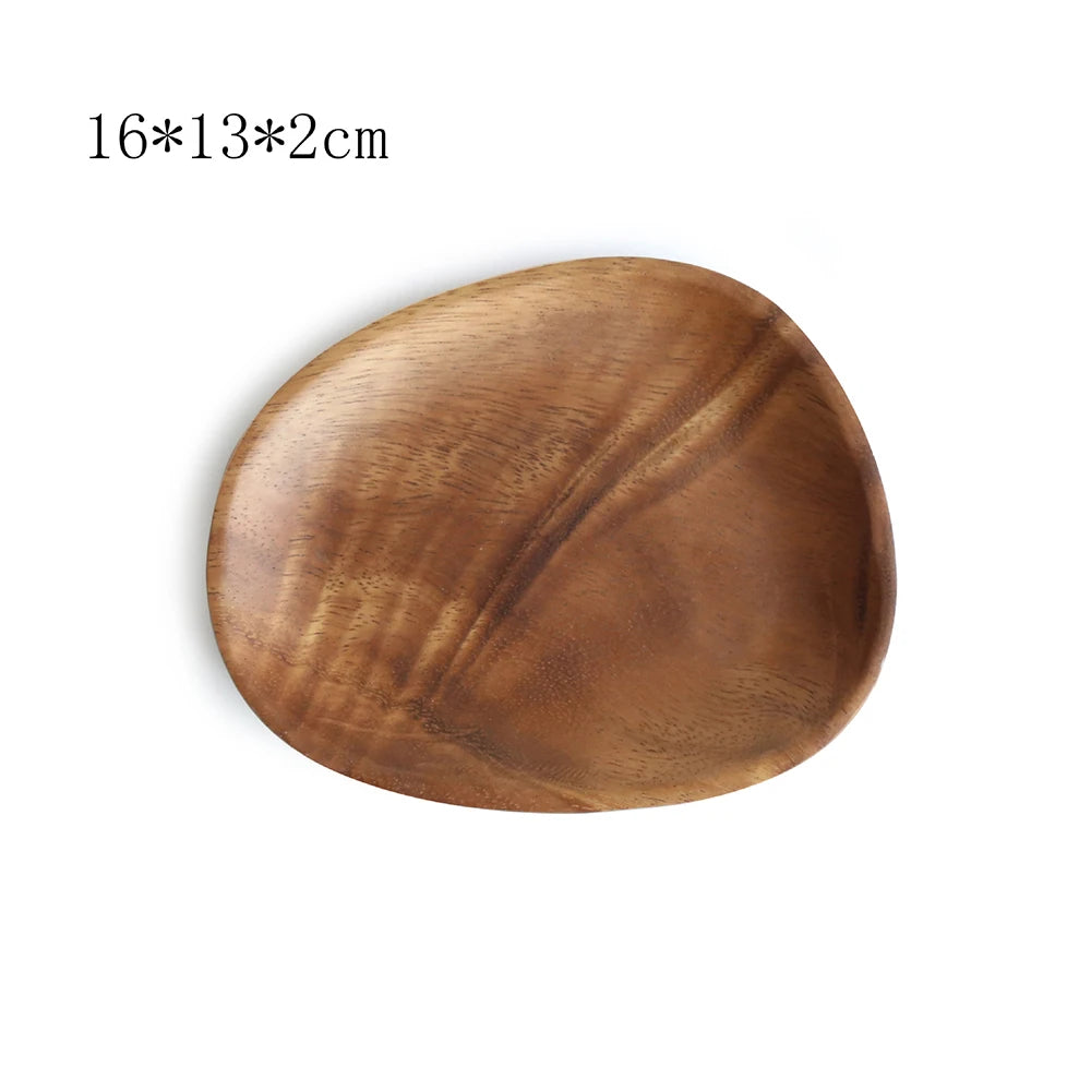 Whole Wood Irregular Tableware Set
