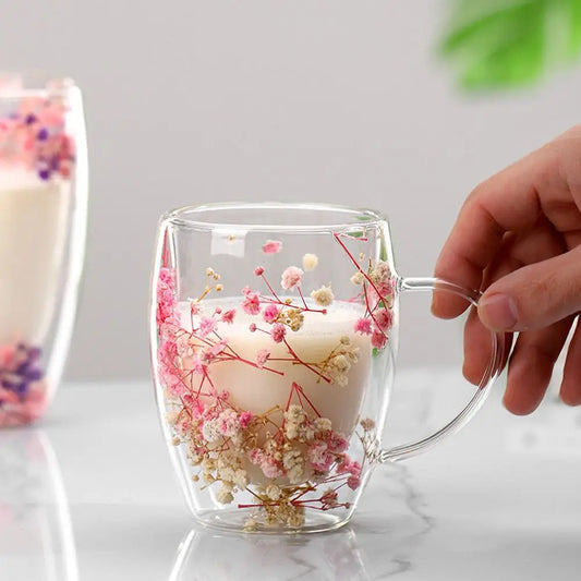 Flower Glass Espresso Cup
