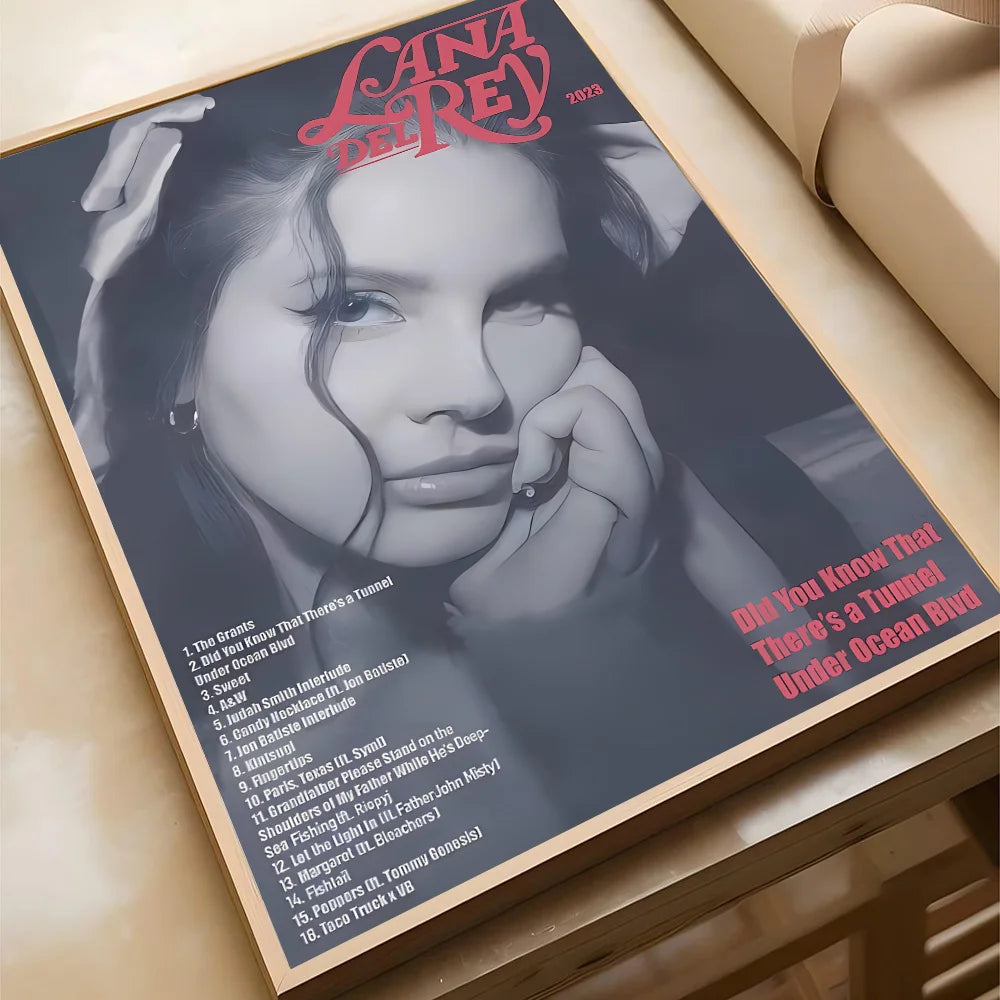 Singer Lana Del Rey Poster