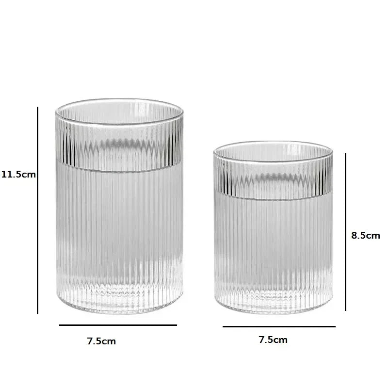 Striped Heat-Resistant Glass