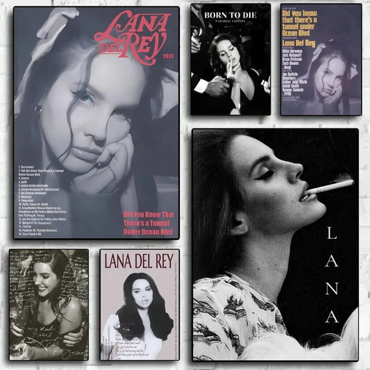 Singer Lana Del Rey Poster