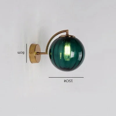 Modern Nordic LED Glass Wall Lamp