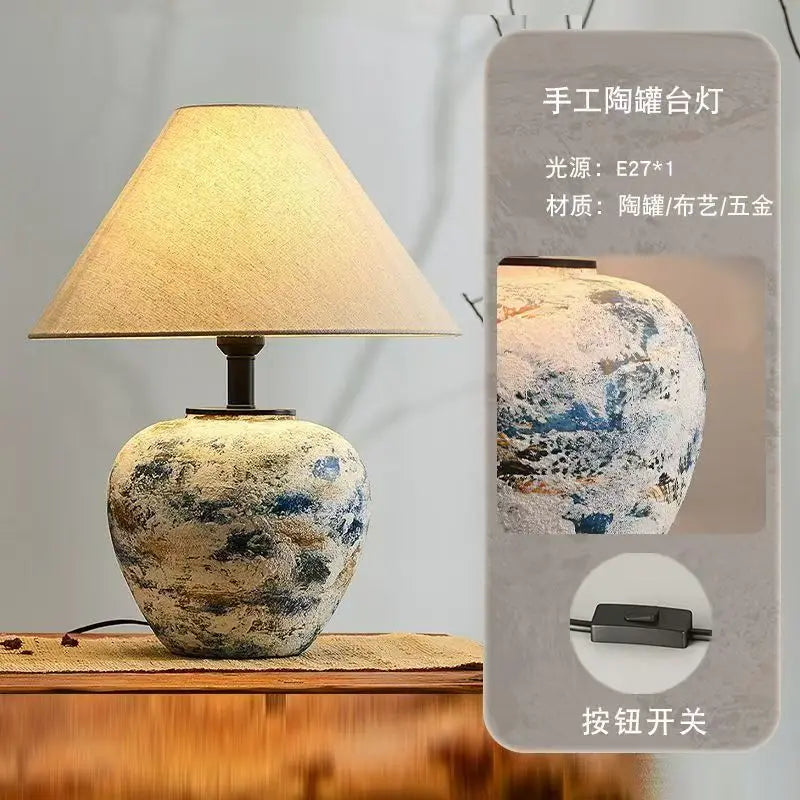 Vintage Glow Ceramic Lamp