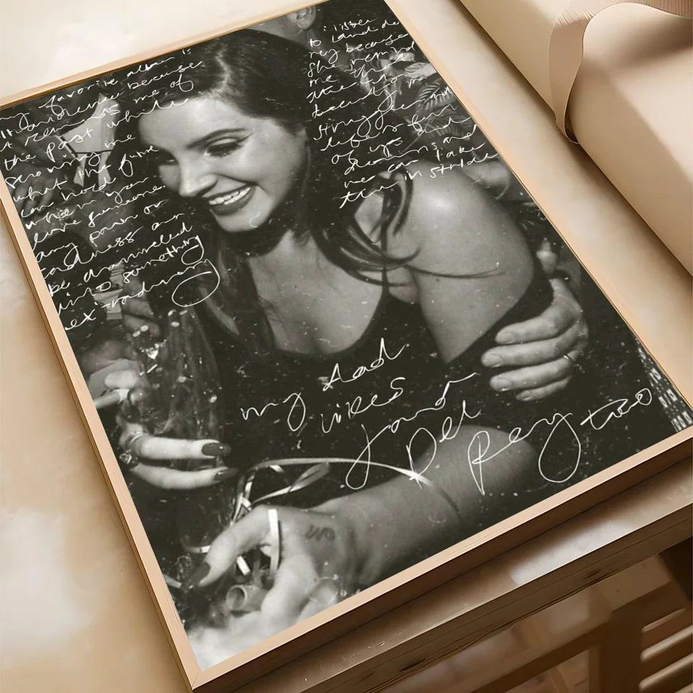 Singer Lana Del Rey Poster