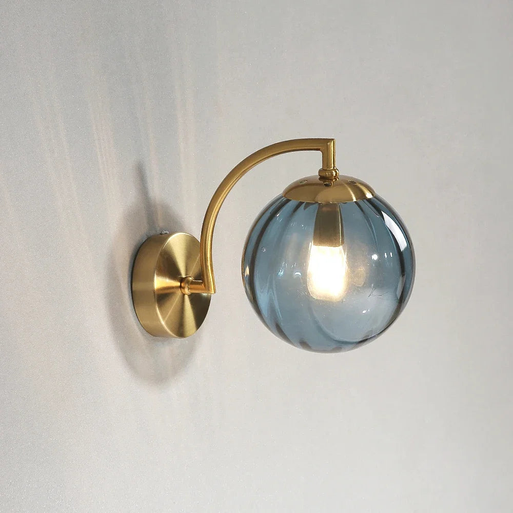 Modern Nordic LED Glass Wall Lamp