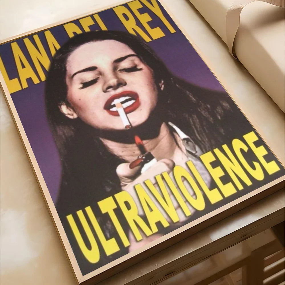 Singer Lana Del Rey Poster