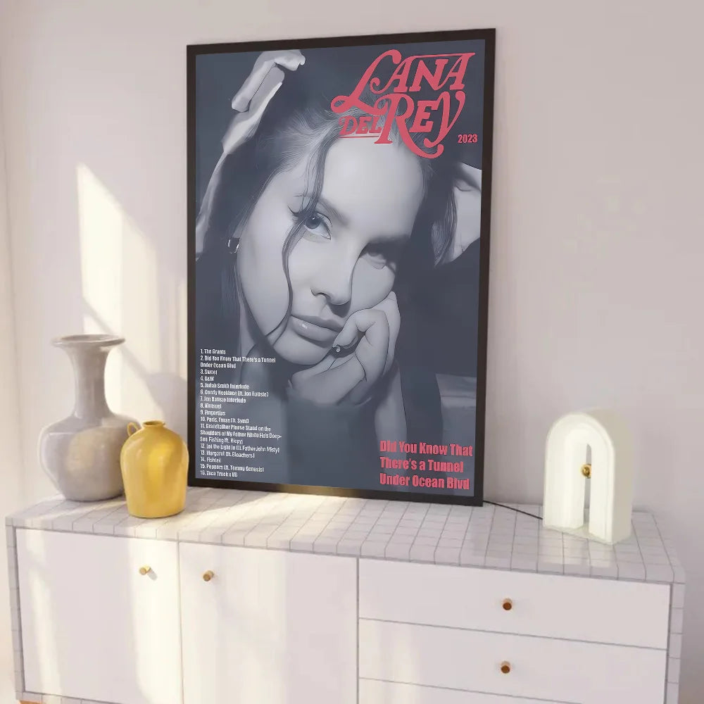Singer Lana Del Rey Poster